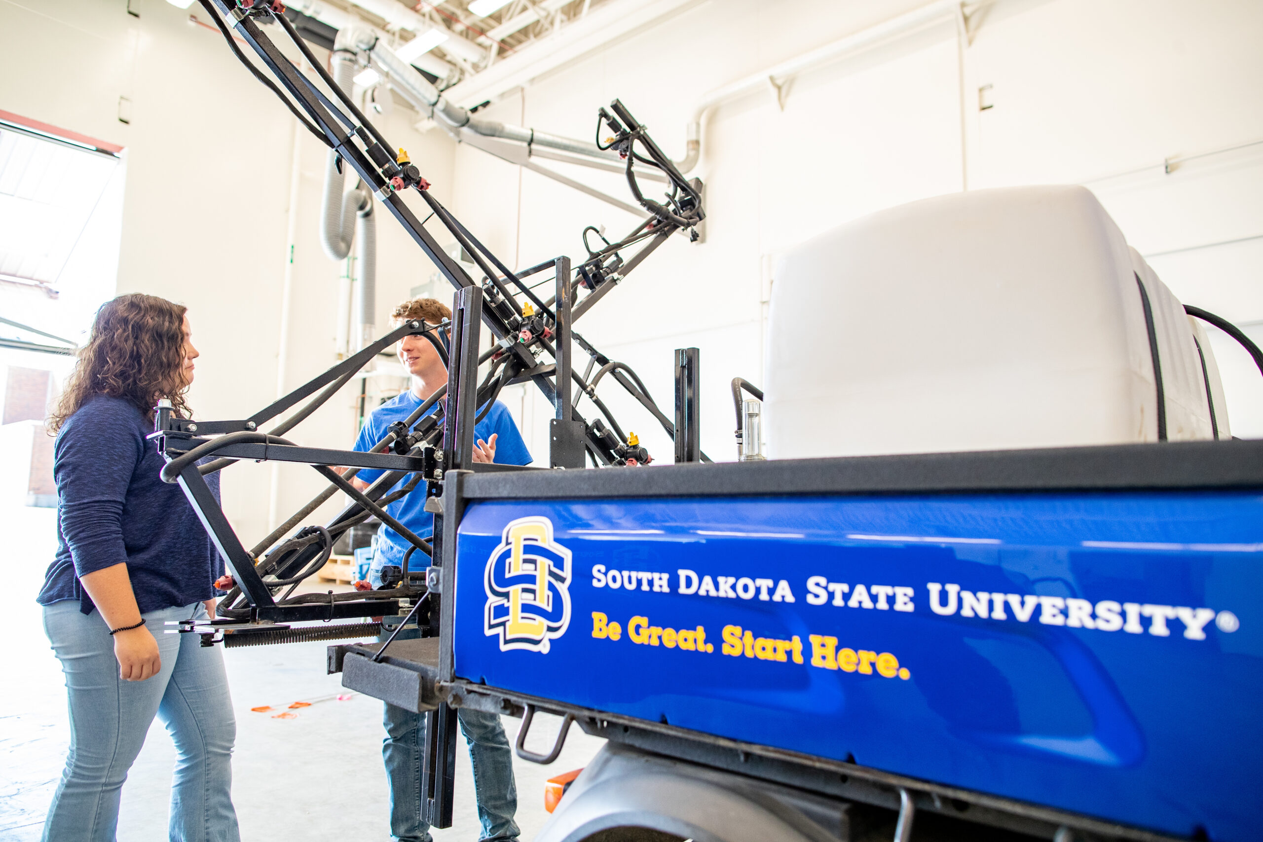 South Dakota State University branded Agriculture equipment